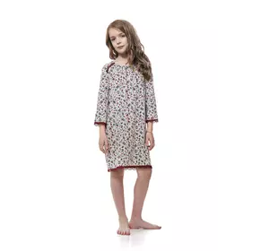Сорочка дитяча із серії " Квіти кашка бордо"